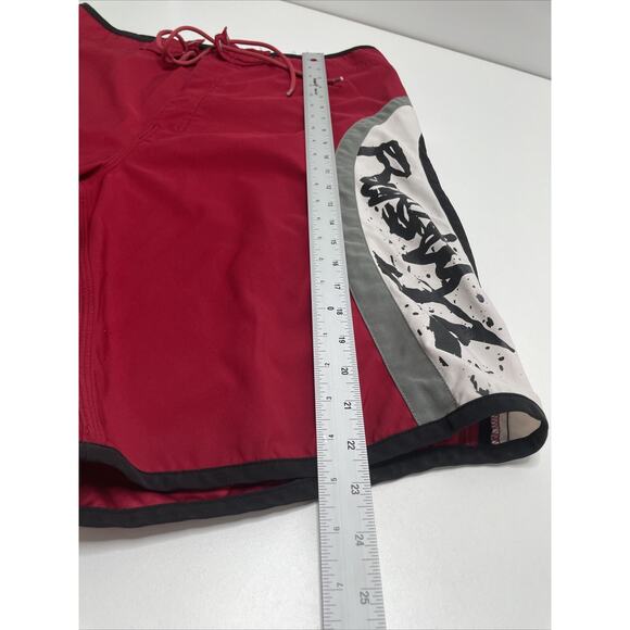 Y2K VTG Rusty Boardshorts Sz 46 Surfing Beach Swim Trunk Shorts No Lining Pocket - Picture 13 of 16